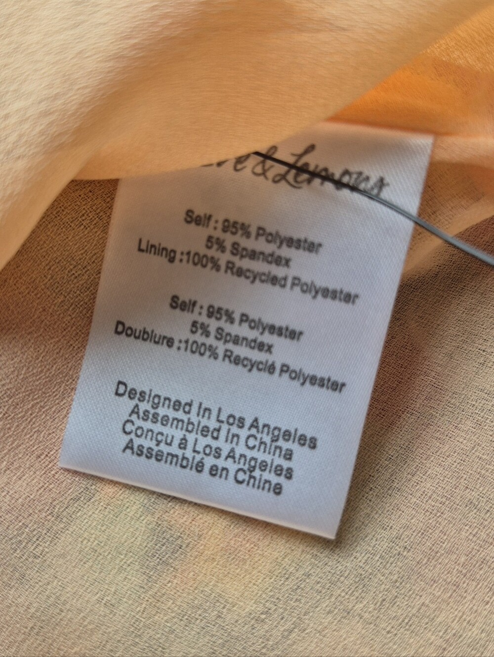 For Love & Lemons Dress Deena Pink Orange Tropical Garden Mini Size S NEW - Picture 11 of 15